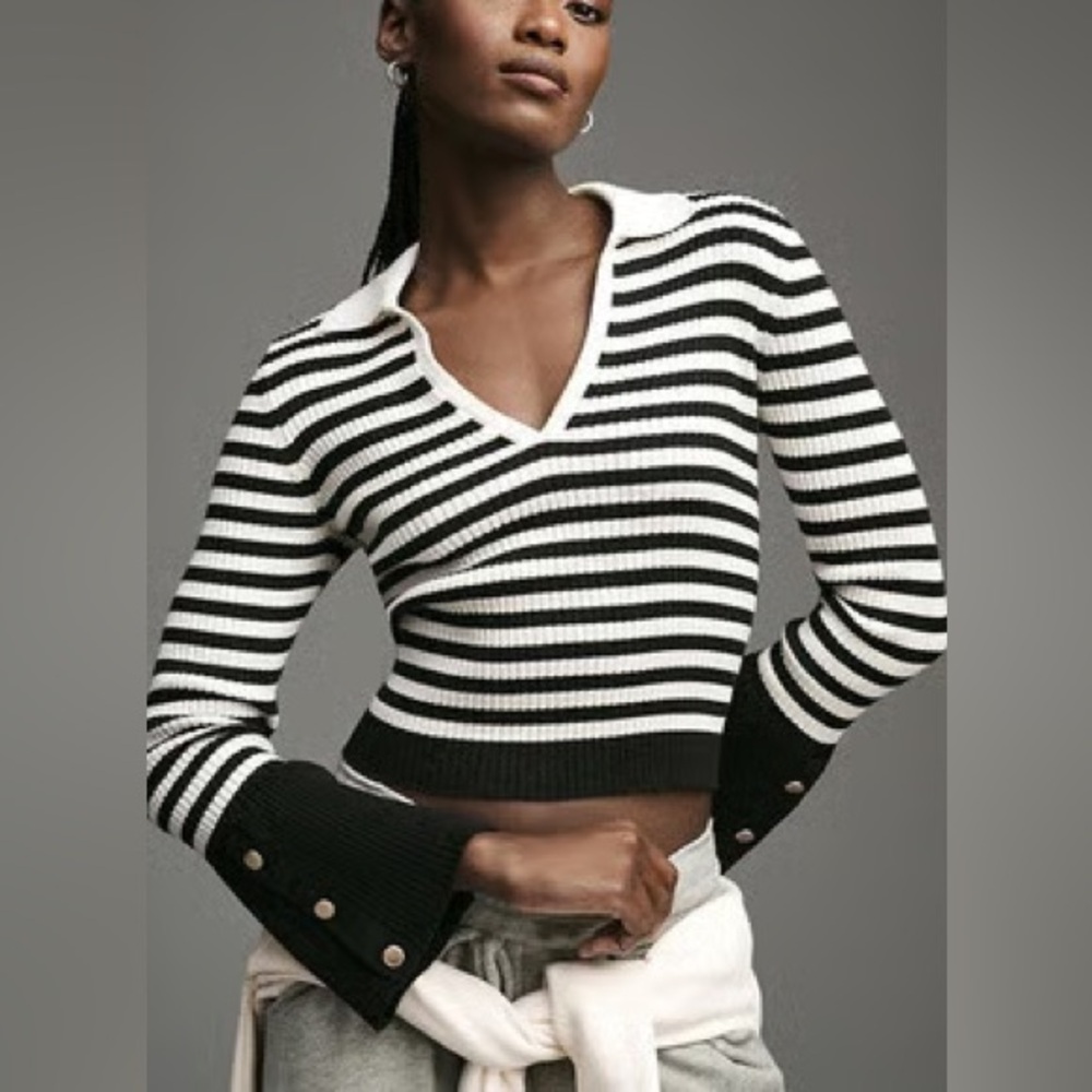 Maeve Bell Sleeve Sweater Polo
(B5)